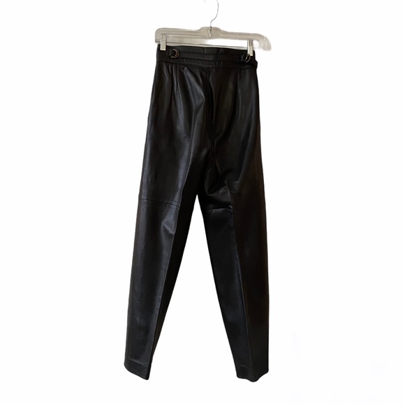 HECTOR SAXE vintage leather jean - Picture 2 of 5